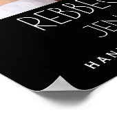 Schick Luxus-Glamour-Goldschmuckdesigner Poster (Ecke)