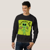 schick mir mehr Pizza  UFO Sweatshirt (Vorne ganz)