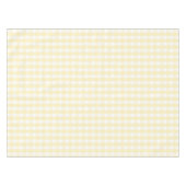 Schick Retro Sonnengelbes Gingham-Muster Frühling  Tischdecke (Vorderseite (Horizontal))