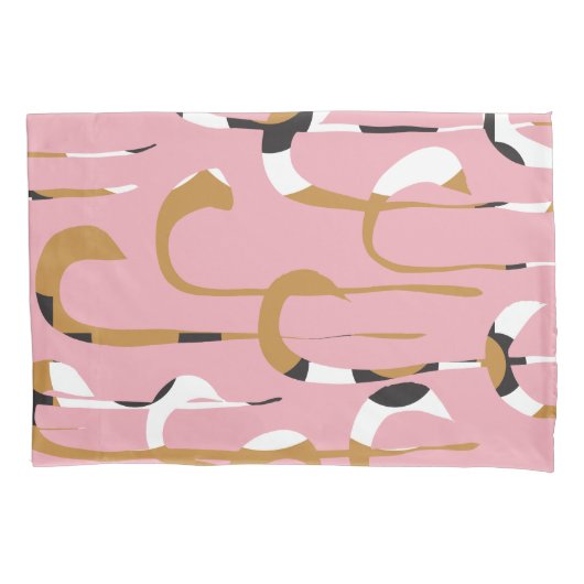 schick rosa kissenbezug (Vorderseite-Links)