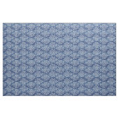 Schick rustikale blaue weiße Damast Ikat-Stammesmu Stoff (Yard (91,4 cm))