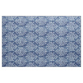 Schick rustikale blaue weiße Damast Ikat-Stammesmu Stoff (Fat Quarter (45,7 x 55,9 cm))