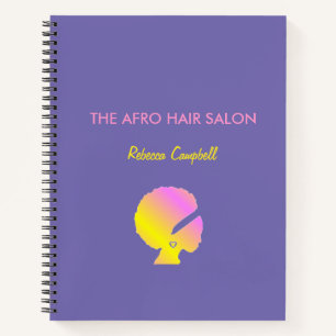 Schick und stilvoll afroblau notizblock