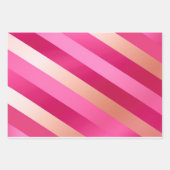 Schick und stilvoll Blush Pink und Gold Geschenkpapier Set (Vorderseite 2)