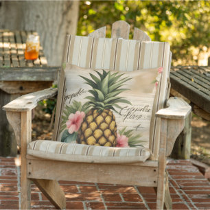 Schick und stilvoll Vintage Ananas Kunst Kissen
