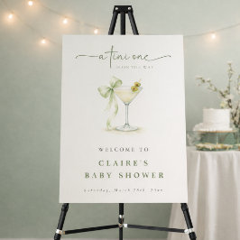 Schick und winzig, eins - Babyparty Willkommen