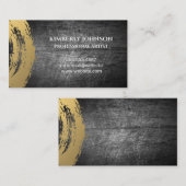 schick vergoldetes | gekratztes Metall Visitenkarte (Vorne/Hinten)