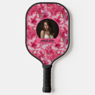 Schicke Amaryllis-Teenager-Geburtstagsgeschenk für Pickleball Schläger