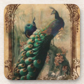 schicke, blumengeschmückte französische Landschaft Untersetzer (Vorderseite)