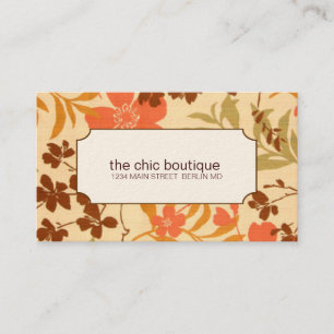 Schicke BlumenVisitenkarten Visitenkarte