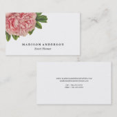 Schicke botanische | Visitenkarten Visitenkarte (Vorne/Hinten)