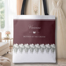 Schicke burgunderrote Herbst-Hochzeitstasche für d