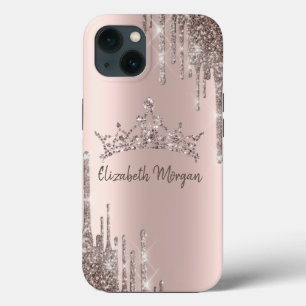 Schicke Coole Glitzer-Krone zum Herunterfallen Case-Mate iPhone Hülle
