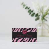 Schicke Cosmetology-Visitenkarte Visitenkarte (Stehend Vorderseite)