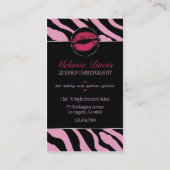 Schicke Cosmetology-Visitenkarte Visitenkarte (Rückseite)