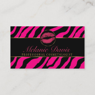 Schicke Cosmetology-Visitenkarte Visitenkarte