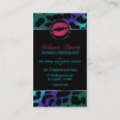 Schicke Cosmetology-Visitenkarte Visitenkarte (Rückseite)