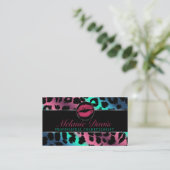 Schicke Cosmetology-Visitenkarte Visitenkarte (Stehend Vorderseite)