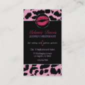 Schicke Cosmetology-Visitenkarte Visitenkarte (Rückseite)