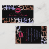Schicke Cosmetology-Visitenkarte Visitenkarte (Vorne/Hinten)