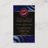 Schicke Cosmetology-Visitenkarte Visitenkarte (Rückseite)