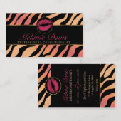 Schicke Cosmetology-Visitenkarte Visitenkarte (Vorne/Hinten)