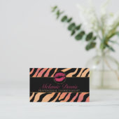 Schicke Cosmetology-Visitenkarte Visitenkarte (Stehend Vorderseite)