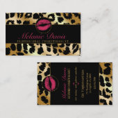 Schicke Cosmetology-Visitenkarte Visitenkarte (Vorne/Hinten)