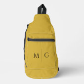 Schicke Crossbody-Schultertasche mit Monogramm Crossbody Bag (Vorderseite)