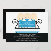 Schicke DREIERGRUPPEN im Einladung (Vorne/Hinten)