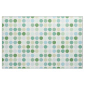 Schicke farbenfrohe grüne Punkte Muster Monogramm Stoff (Fat Quarter (45,7 x 55,9 cm))