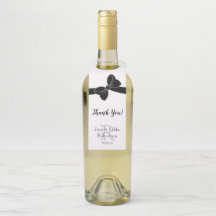 SCHICKE FLASCHE HANGER_THANK SIE MONOGRAMM UND