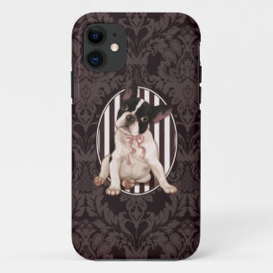 Schicke französische Bulldogge und schwarzer Case-Mate iPhone Hülle