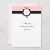 Schicke französische einladung (Rückseite)