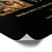 Schicke gebogene Collage Double Grads Twins TMF26 Poster (Ecke)