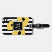 SCHICKE GELBE MOHNBLUMEN DES GEPÄCK-TAG_MOD GEPÄCKANHÄNGER (Vorderseite horizontal)