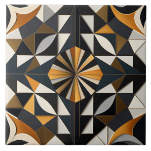 Schicke geometrisch gemusterte Keramikfliesen Fliese