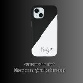 schicke geometrisch-schwarz-weiß Case-Mate iPhone hülle