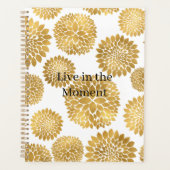 Schicke Goldblumen Planer (Vorderseite)