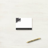 Schicke Goldeffekt-Post-Itanmerkungen Post-it Klebezettel (Auf Schreibtisch)