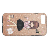 schicke goldglänzende Planermädchen iPhone Gehäuse Case-Mate iPhone Hülle (Rückseite (Horizontal))