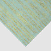 Schicke Goldstreifen auf Minze Seidenpapier (Ausschnitt)