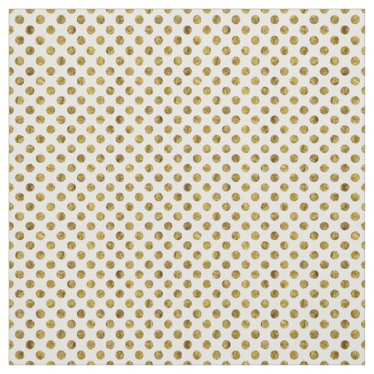 Schicke Goldzauber-Punkte Stoff (Muster)