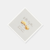 Schicke Hochzeits-Brot-und-Butter-Party Serviette (Ecke)