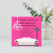 Schicke Housewarmingeinladung Einladung (Stehend Vorderseite)