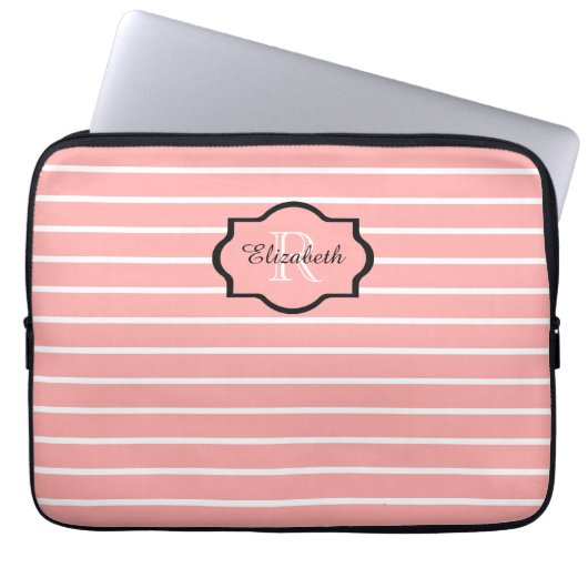SCHICKE IPAD HÜLSE _04 BLUSH/WHITE/BLACK LAPTOPSCHUTZHÜLLE (Vorderseite)