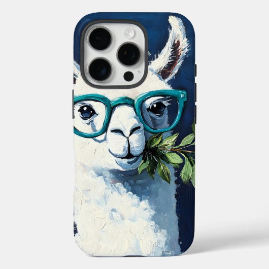 Schicke Lama Chic Case-Mate iPhone Hülle (Rückseite)