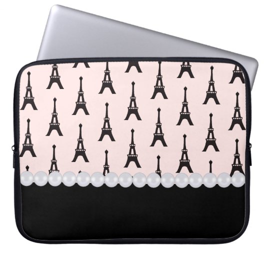 Schicke Laptop-Hülse Paris Laptopschutzhülle (Vorderseite)
