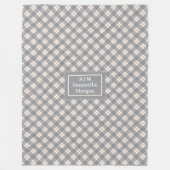 Schicke leichte graue Decke Elegant minimalistisch (Vorderseite)