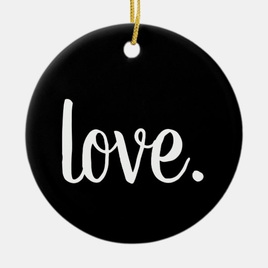 schicke LIEBE. Drehbuch Keramik Ornament (Vorne)